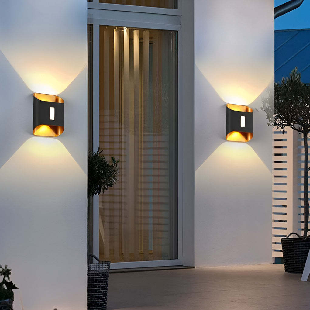 Waterproof LED Up and Down Lights Modern Wall Lamp Wall Sconce Lighting-Lighom
