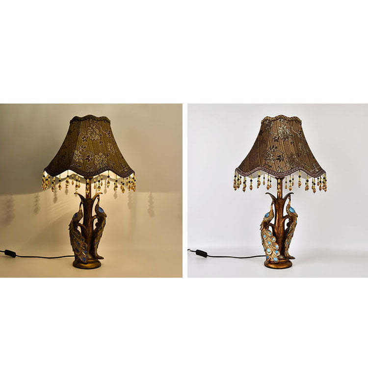 Modern Luxury Retro Tassel Resin Lamp