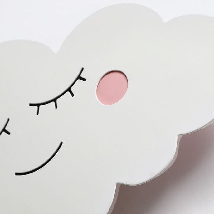 Nordic Cloud Iron Emoji Kids LED Sconce — Warm Light (3000K) / Blue / 220V-240V For UK/AU