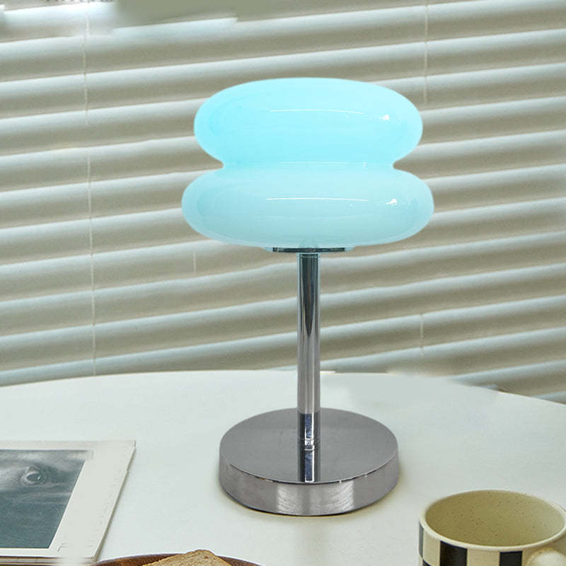 USB Glass Burger Warm Modern Table Lamp