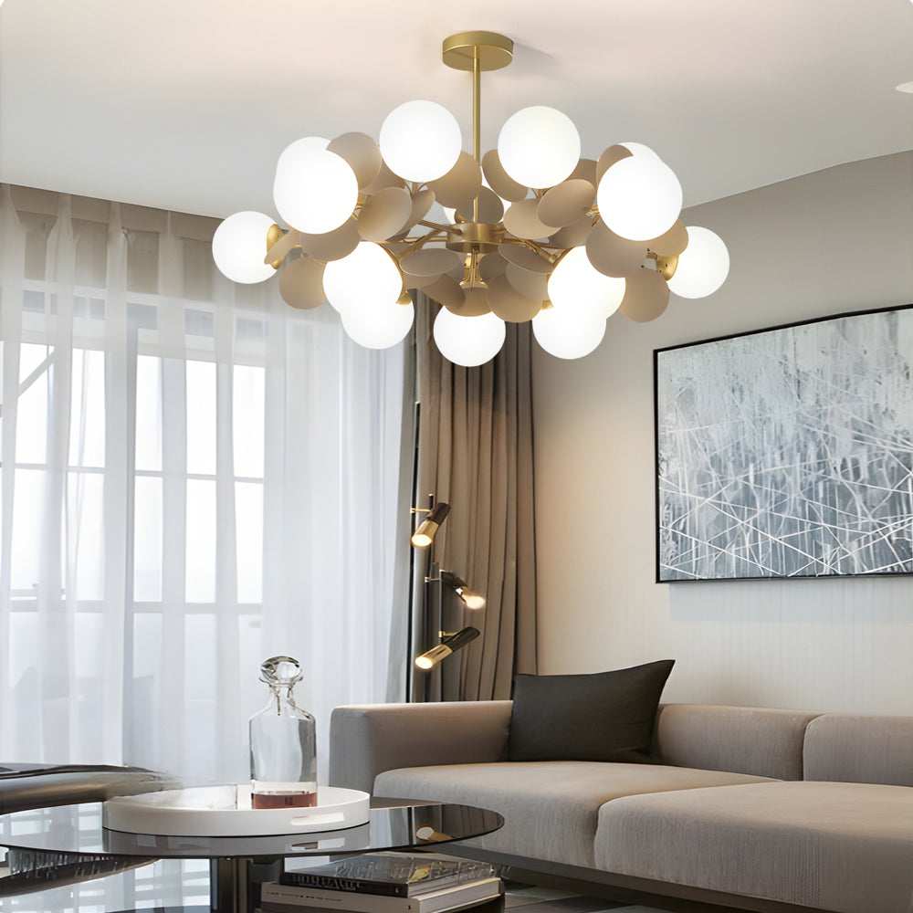 Nordic Multicolored Art Branch Pendant Light