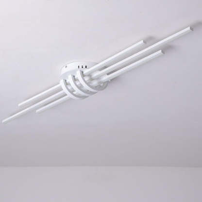 Minimalist Long LED Flush Mount Light