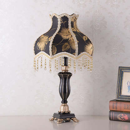 European Court Resin Fabric Table Lamp