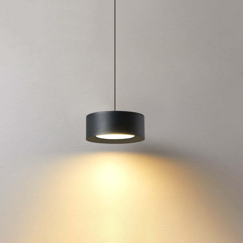 Minimalist Round Iron LED Pendant Light