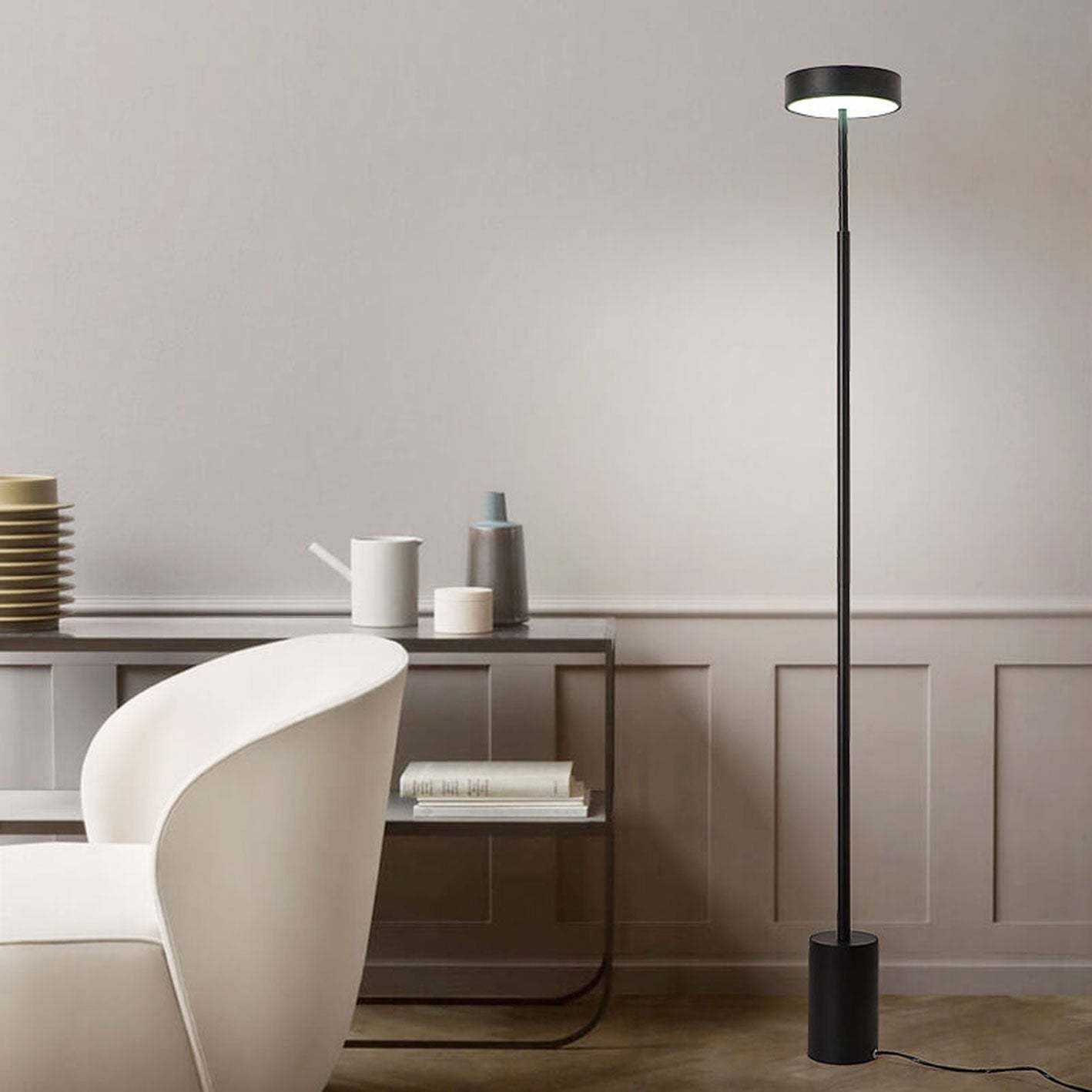 Nordic Minimalist Column LED Floor Lamp