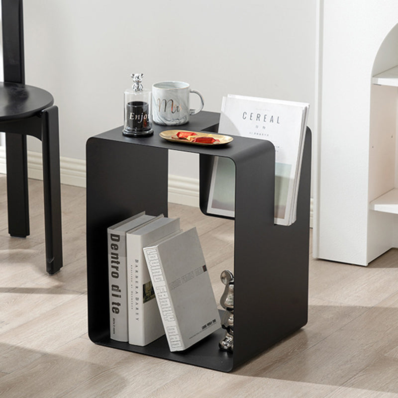Minimalist Rectangular Cubic Iron End Table