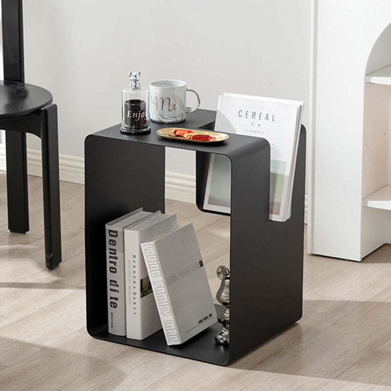 Minimalist Rectangular Cubic Iron End Table