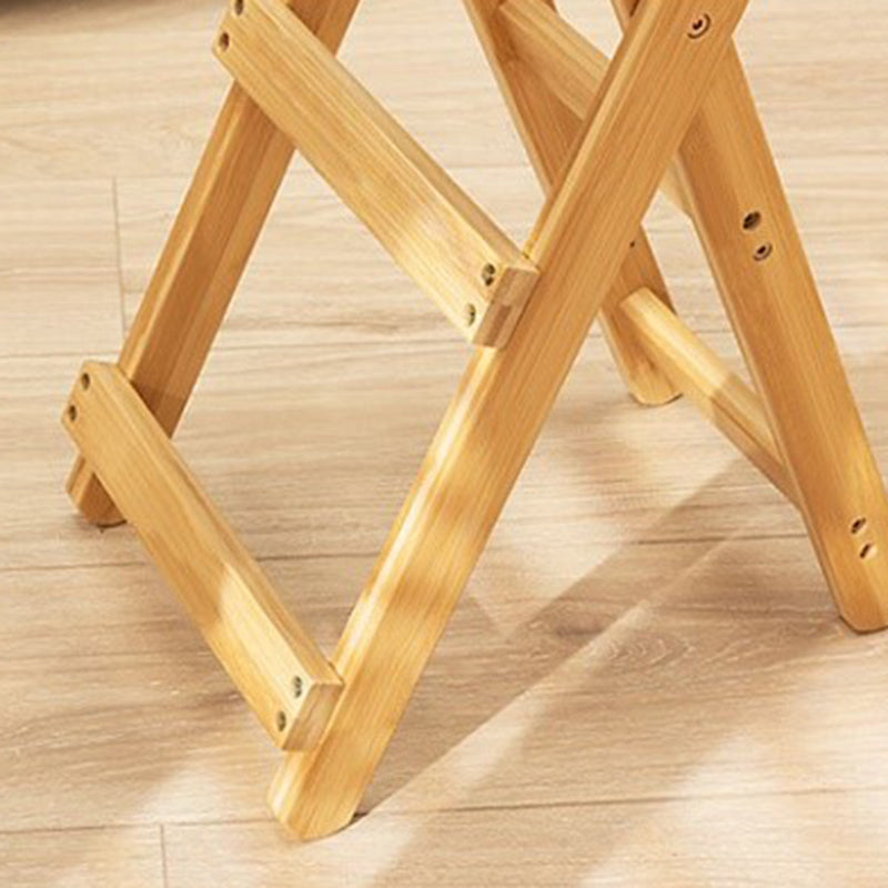 Minimalist Round Bamboo Bar Stool
