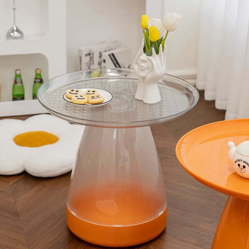 Minimalist Round Plastic Coffee Table