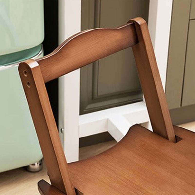 Minimalist Round Bamboo Bar Stool