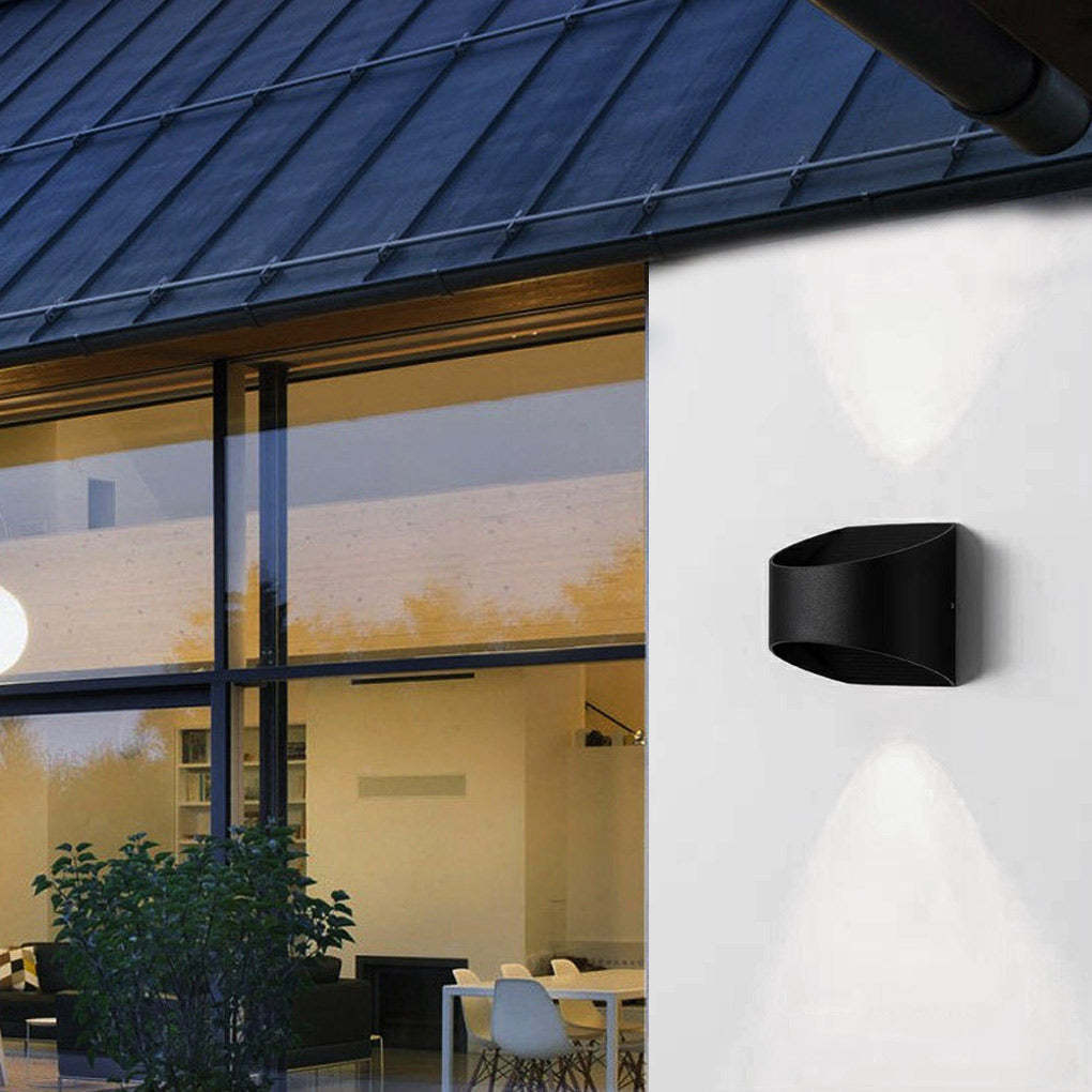Unique Up and Down Lighting LED Waterproof Modern Exterior Wall Lights-Lighom