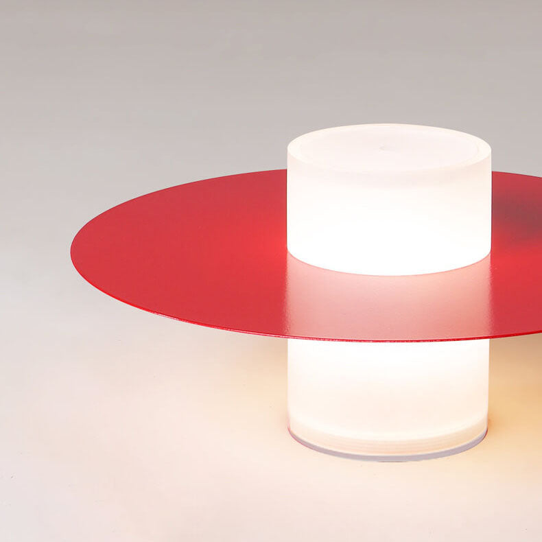 Minimalist Iron Cylindrical Disc Ceiling Light