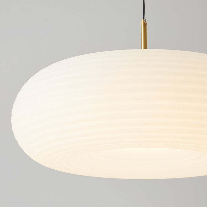 Modern Cream Apple Copper LED Pendant Light
