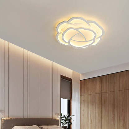 Modern Rose LED Flush Mount Light