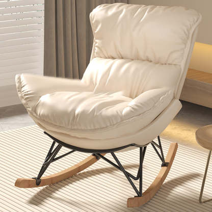 Contemporary Fabric Upholstered Rocking Chair