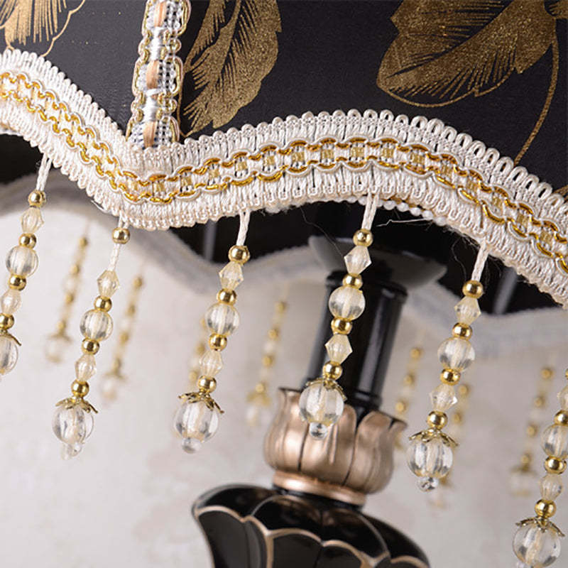European Court Resin Fabric Table Lamp
