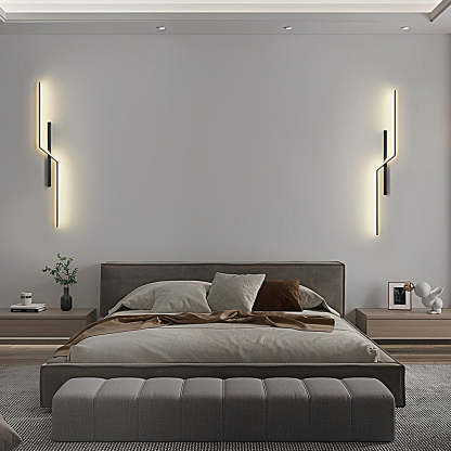 Lines Creative LED Modern Minimalist Wall Lamp Decorative Wall Sconces Lighting-Lighom