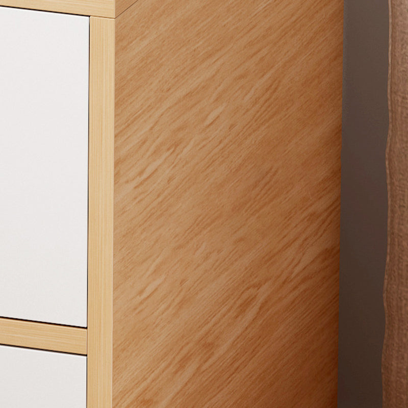 Scandinavian Artificial Panel 2-Drawer Nightstand