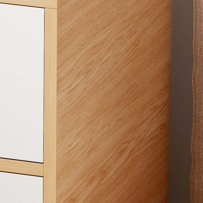 Scandinavian Artificial Panel 2-Drawer Nightstand