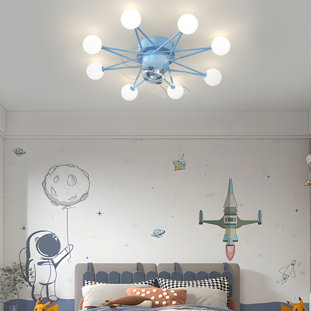 Star Ball 3-Step Modern Fan