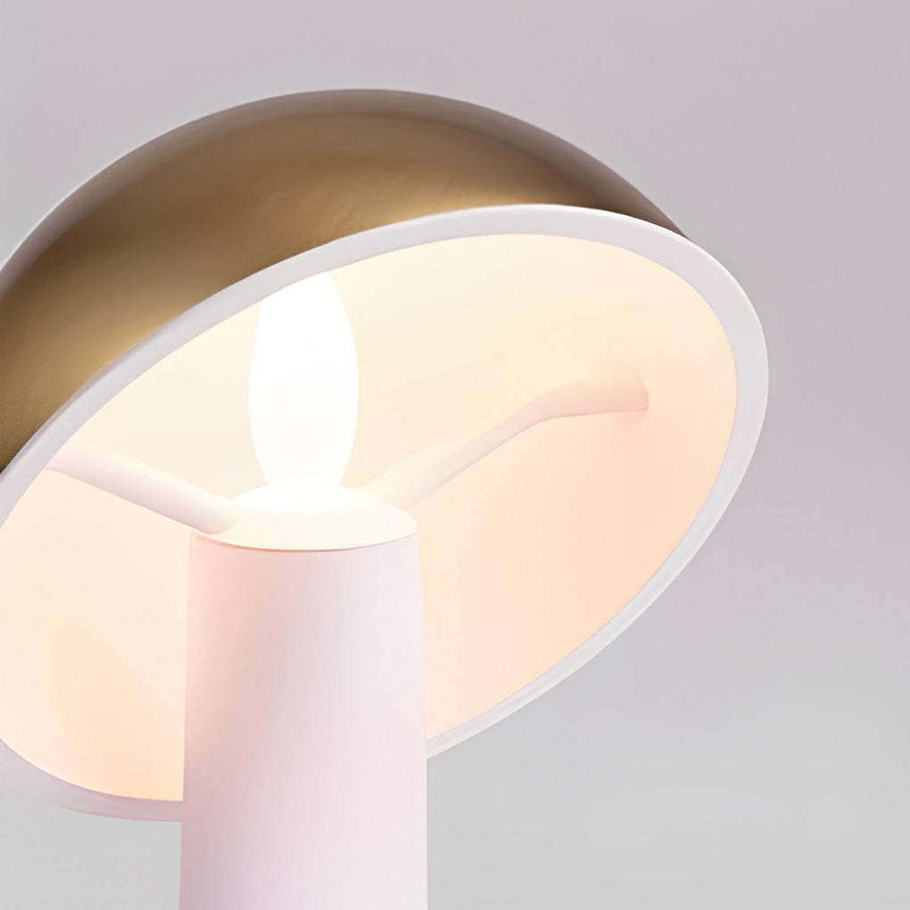 Cordless Touch Control Tiltable Mushroom Table Ambient Lamp-Lighom