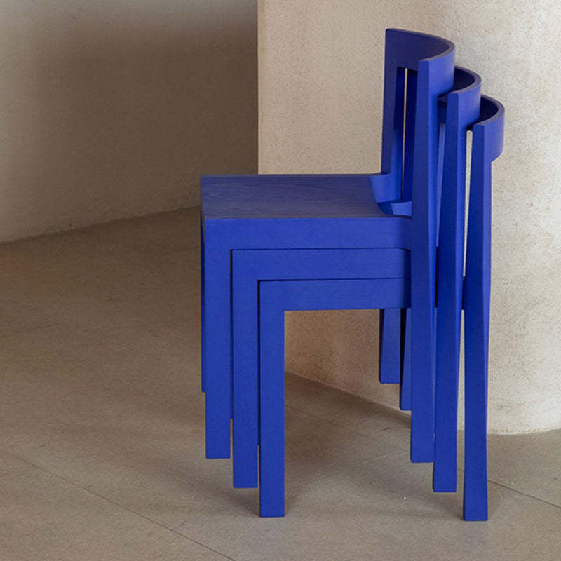 Minimalist Rectangular Wood Chair