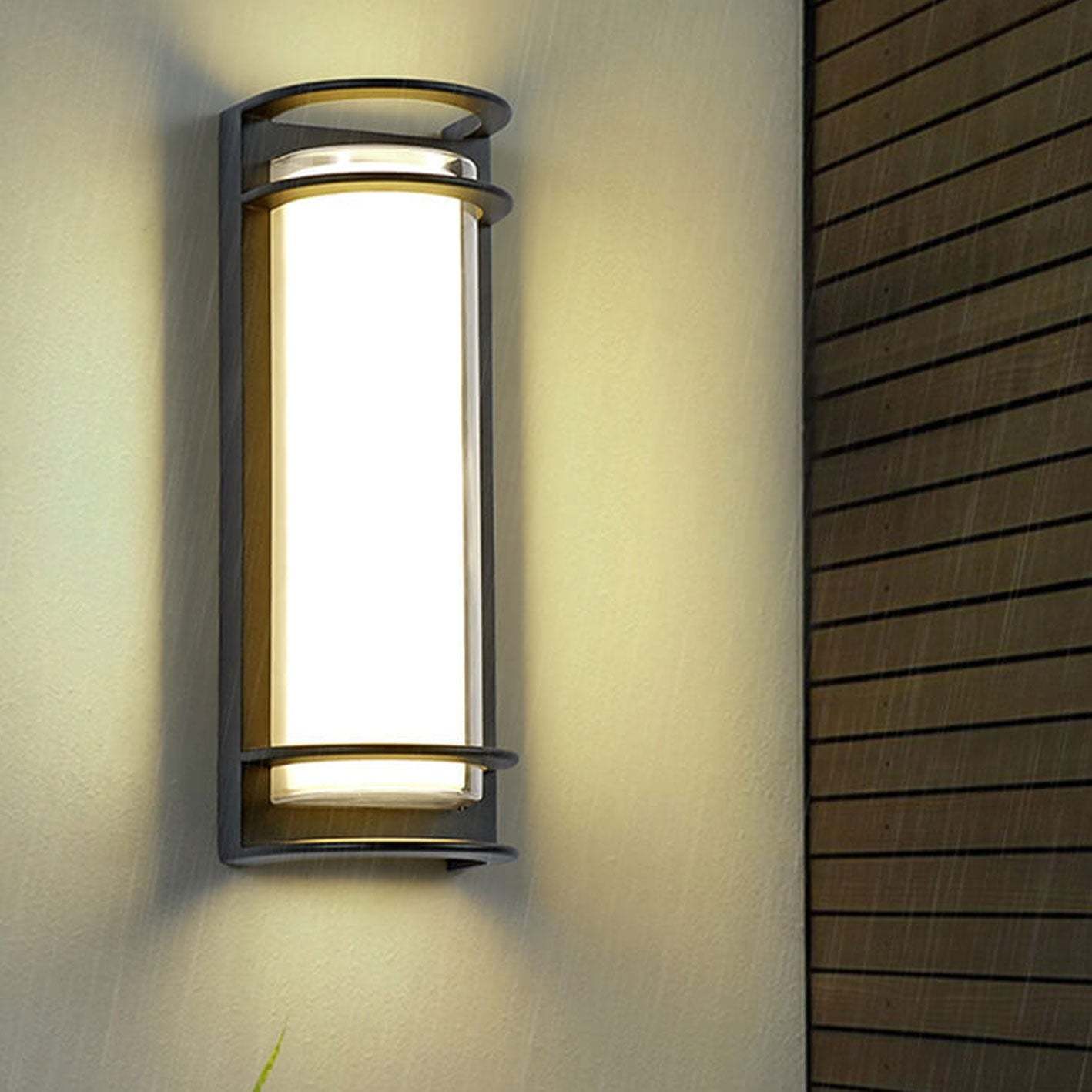 Modern Outdoor Column LED Garden Wall Sconce