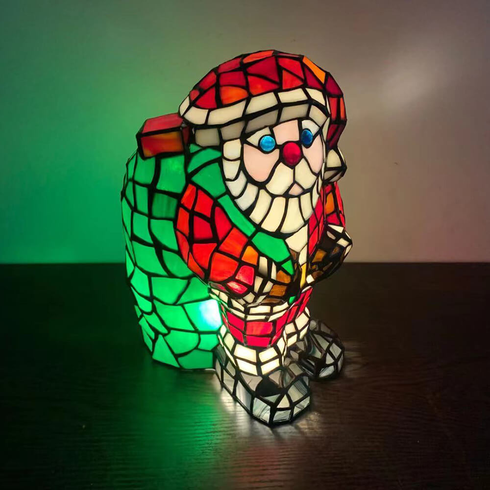 Tiffany Animal Stained Glass Table Lamp