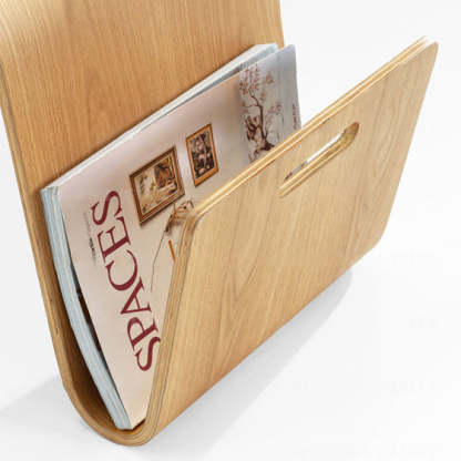 Scandinavian N-Shape Wood End Table