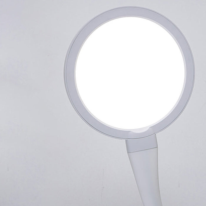 Blue modern ring touch table lamps