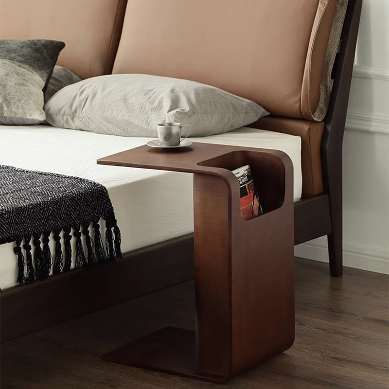 Minimalist Rectangular Wood Storage Coffee Table