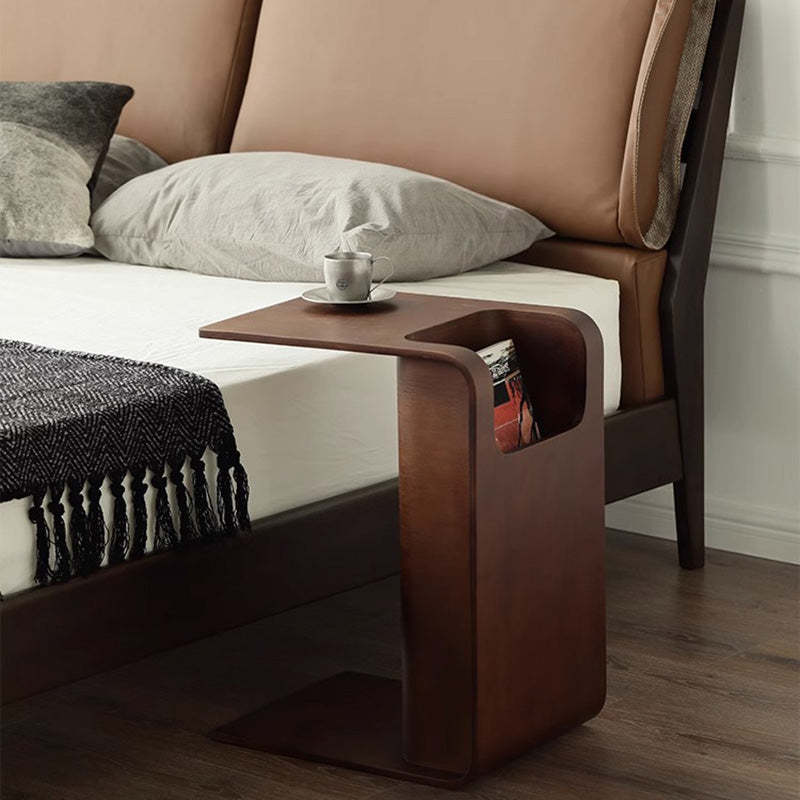 Minimalist Rectangular Wood Storage Coffee Table