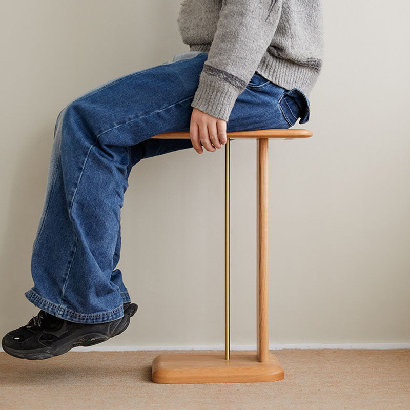 Minimalist Square Wood End Table