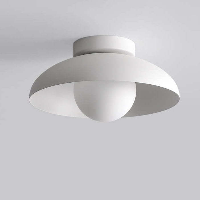 Japanese Wabi-Sabi Iron Glass Ceiling Light