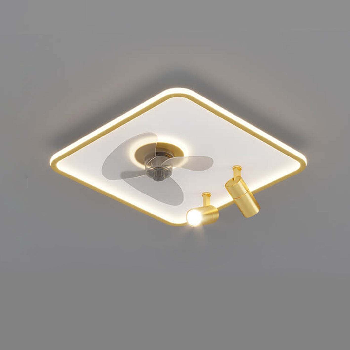Minimalist Ultra-Thin Flush Mount Ceiling Fan