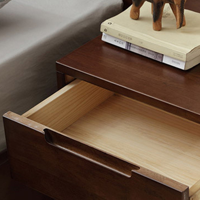 Scandinavian Solid Wood 1-Drawer Nightstand