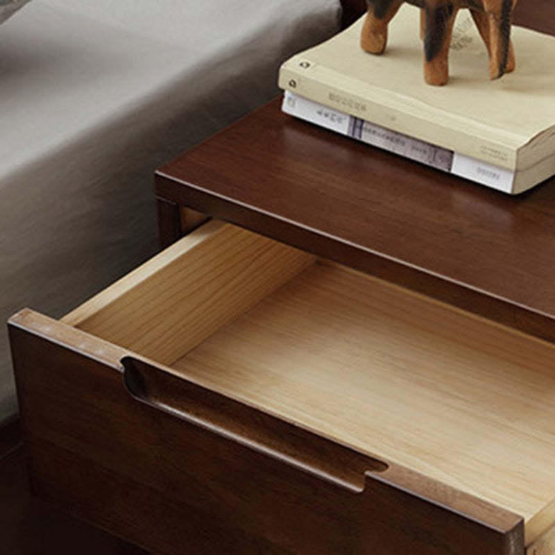 Scandinavian Solid Wood 1-Drawer Nightstand