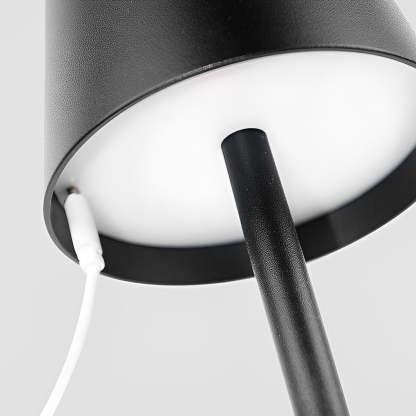 Top Hat Aluminum Rechargeable Portable Touch-Control Table Lamp-Lighom