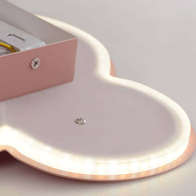 Nordic Cloud Iron Emoji Kids LED Sconce