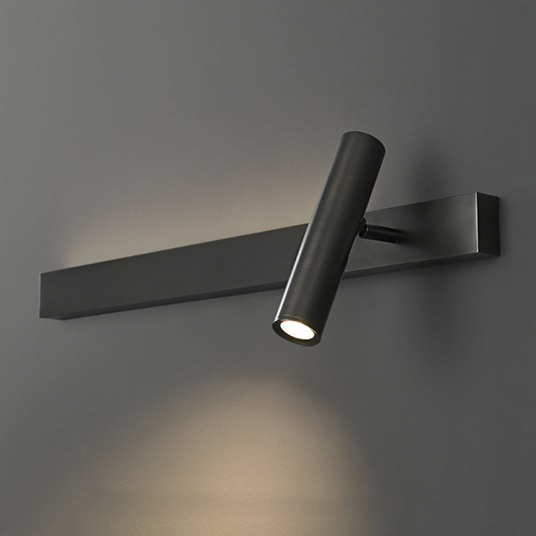 Modern Luxury Rectangle Copper LED Sconce — Small - Left / Gold - 110V-120V For US/CA / White Light (5000K)