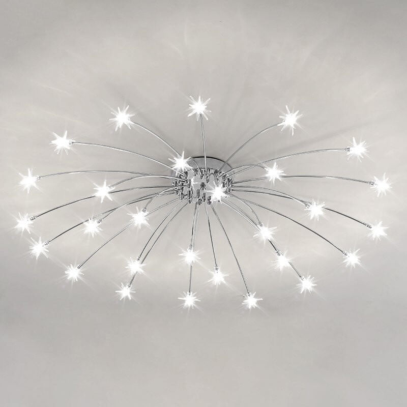 Full Of Stars Iron Flush Ceiling Light