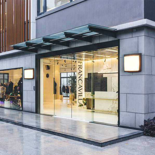 Modern Outdoor Aluminum Induction Flush Light