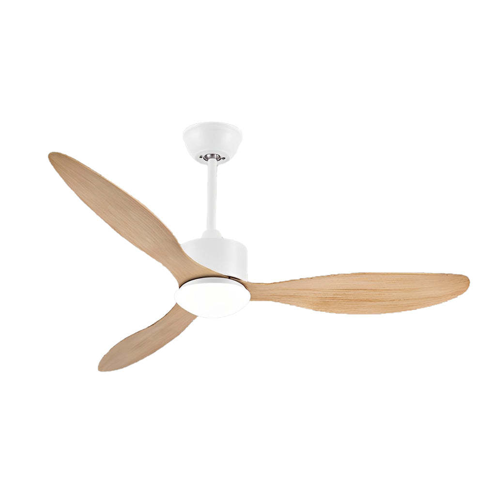 3-Blade Mute Dimmable LED Remote Modern Fan