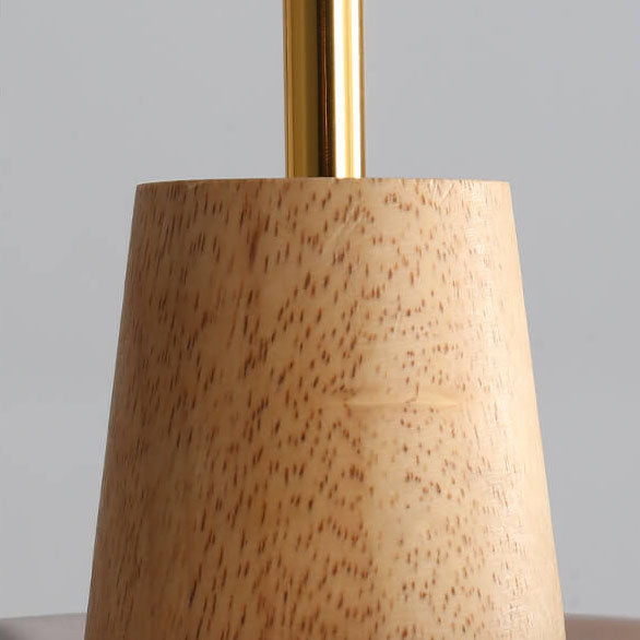 Nordic Macaron Wood Cement Pendant Light