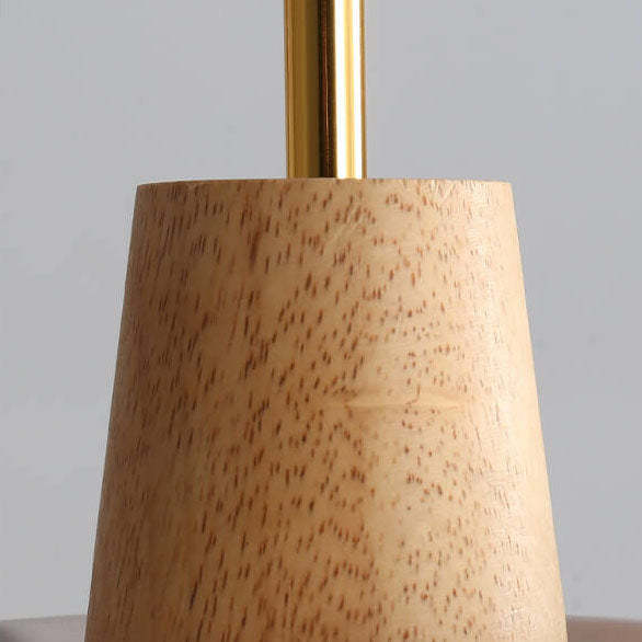 Nordic Macaron Wood Cement Pendant Light