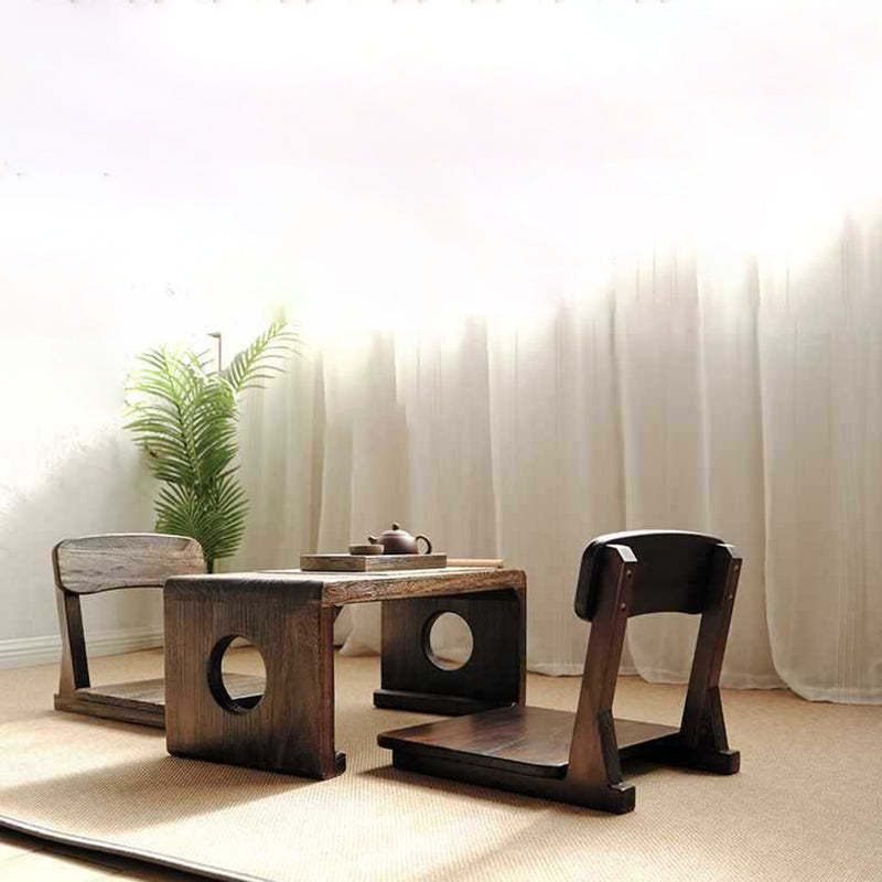 Japanese Paulownia Wood Tatami Chair