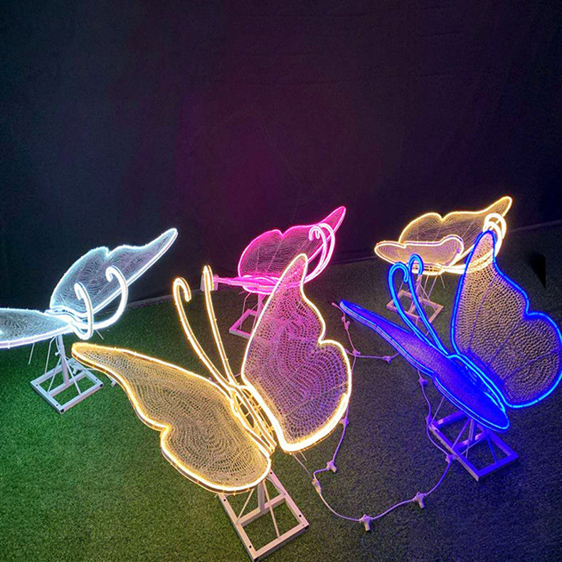 Modern Art Deco Butterfly LED Outdoor Landscape Light