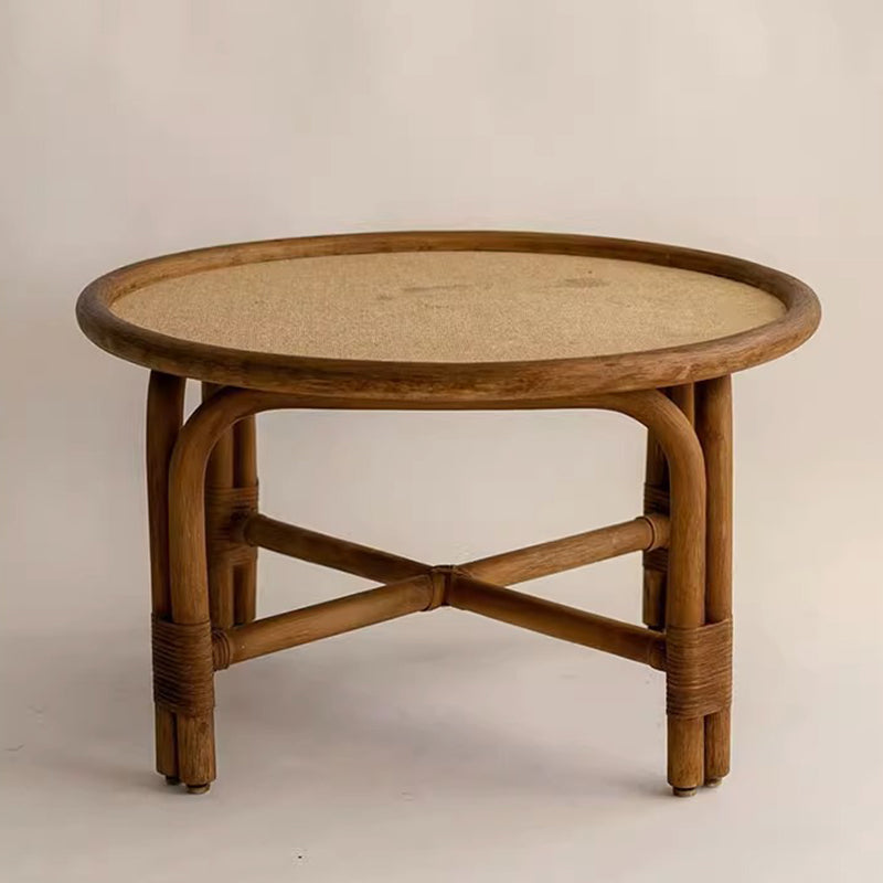 Nordic Round Rattan Coffee Table