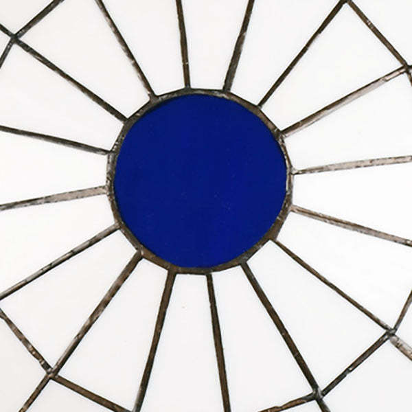 Traditional Tiffany Mediterranean Stained Dome — C / 110V-120V For US/CA
