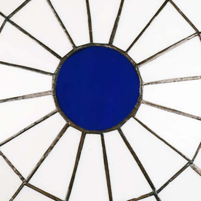 Traditional Tiffany Mediterranean Stained Dome — C / 110V-120V For US/CA